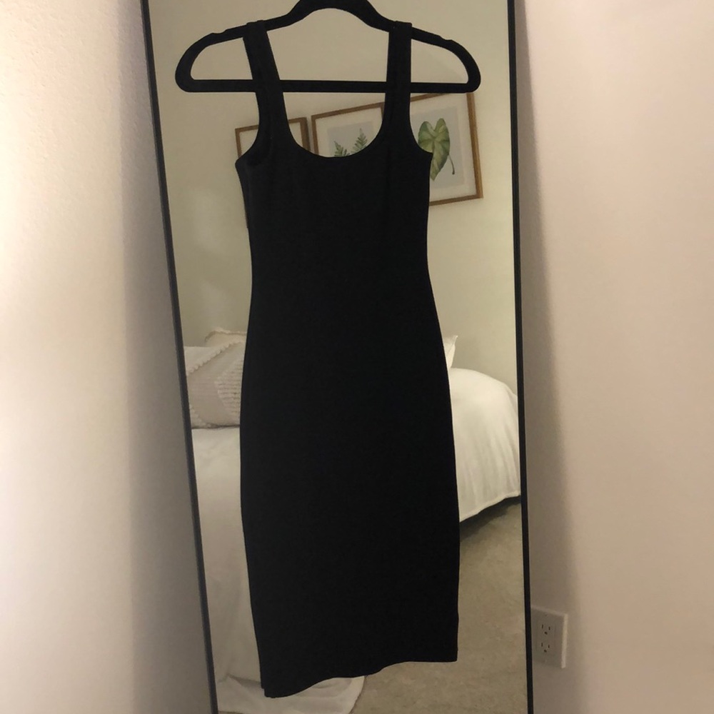 Aritzia black bandage dress